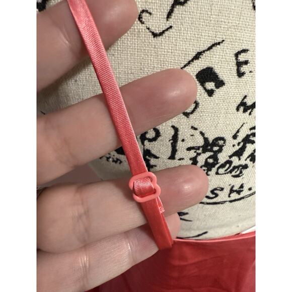 Vintage Y2K Silky Victoria’s Secret Tie Front Babydoll Cami Pink 2000’s Coquette - Picture 6 of 8